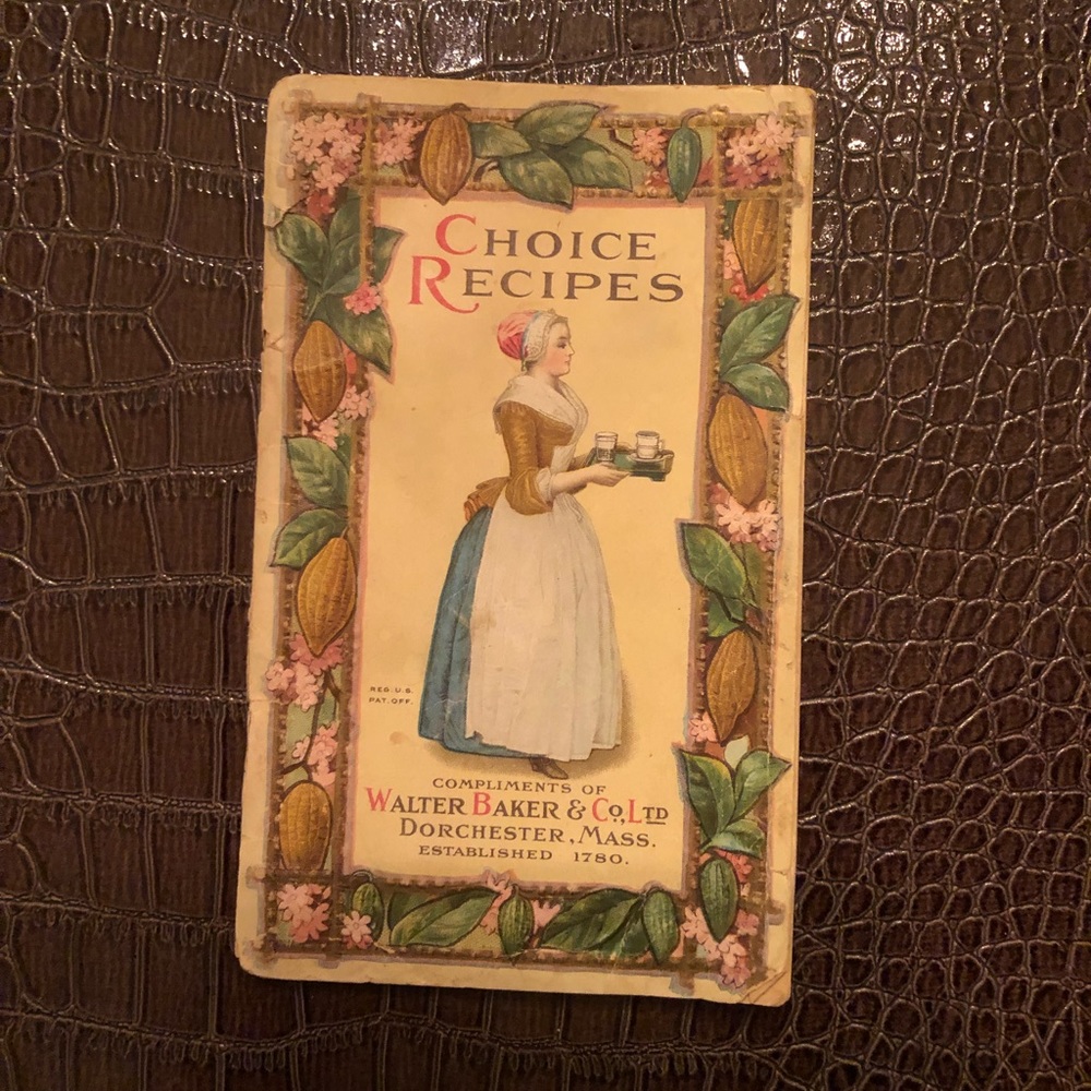 1923 Bakers Chocolate Choice Recipes.